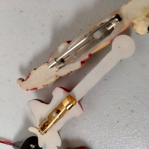 Vintage Holiday Pin Pinback Brooch Lot of 8 Halloween Christmas Easter Witch - Picture 4 of 16